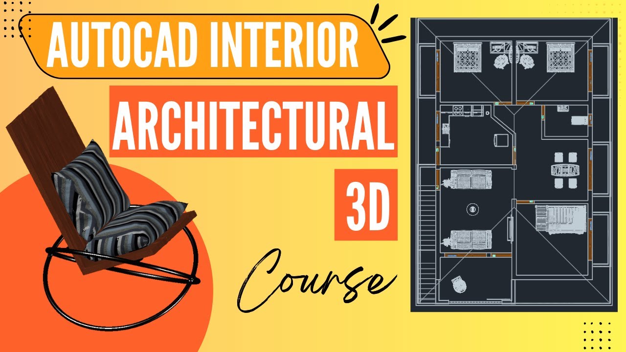 Interior Design Verandah 3D AutoCAD Tutorial | AutoCAD Architectural 3D ...