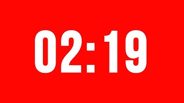 2 Minute 19 Second Timer With Alarm Without Music