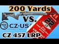 Cz 457 lrp  hornady varmint express 200 yards