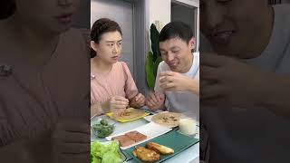 Funny Husband and Wife Yummy Food Eating Challenge  Ep 45