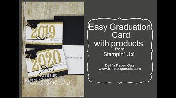 Quick and Easy Grad Card ~ Beth