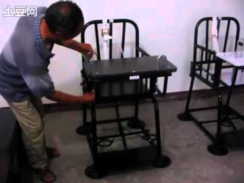 Chinese Police Restraint Interrogation Chair Youtube