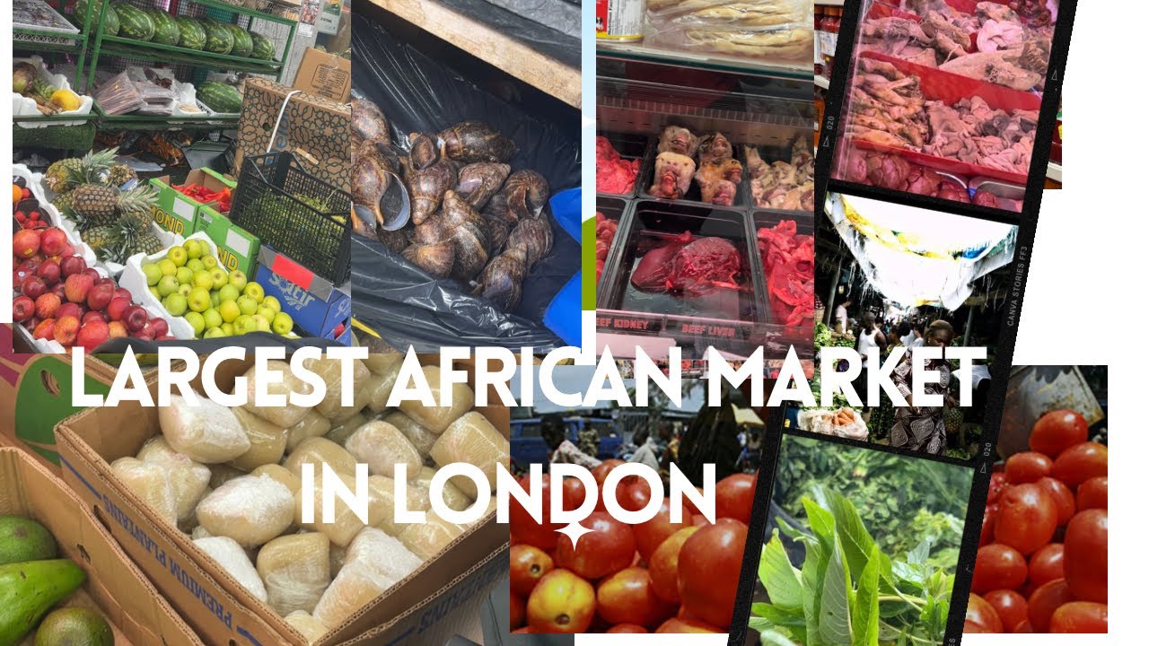 Largest African  Food Market In London Uk | Nigeria Foodstuffs Haul | Grocery shopping.