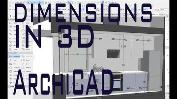 DIMENSIONS IN 3D - ArchiCAD