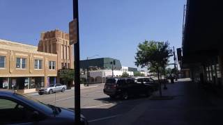 Salina Kansas downtown. Art Deco theater