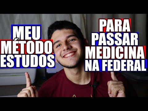 O MÉTODO DE ESTUDOS QUE ME APROVOU EM MEDICINA PELO ENEM!