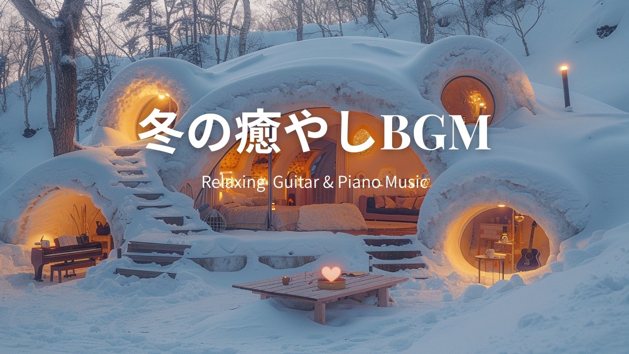 Deep Flow in Ice ❄️ Minimalist Lofi Ambient | Focused Piano & Guitar for Studying