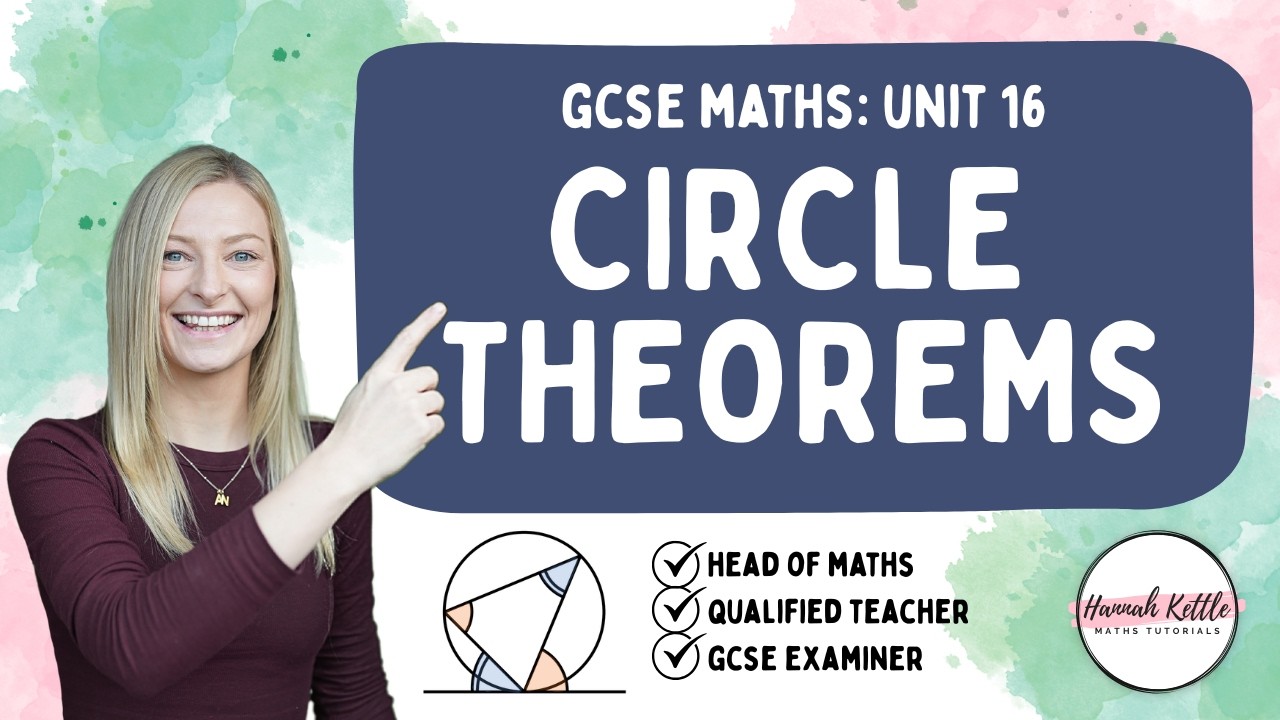 How to do CIRCLE THEOREMS! Higher GCSE Maths - Unit 16 - YouTube