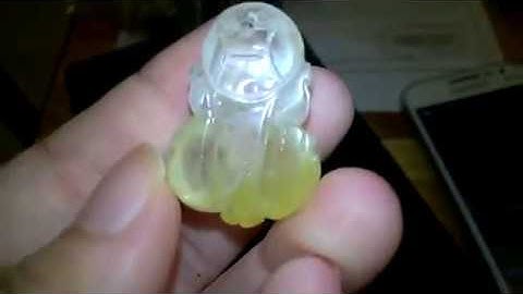 tỳ hưu thạch anh tóc vàng - đá quý Hà Nguyễn