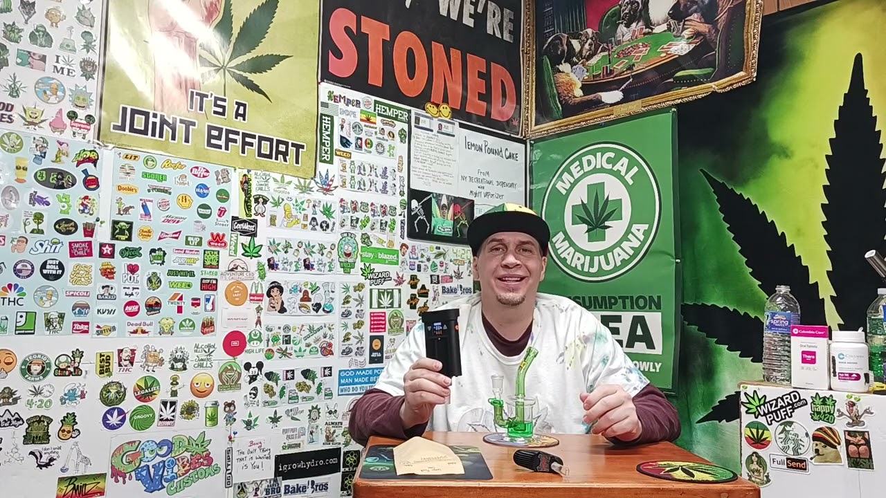 mighty vaporizer with lemon pound cake recreational cannabis