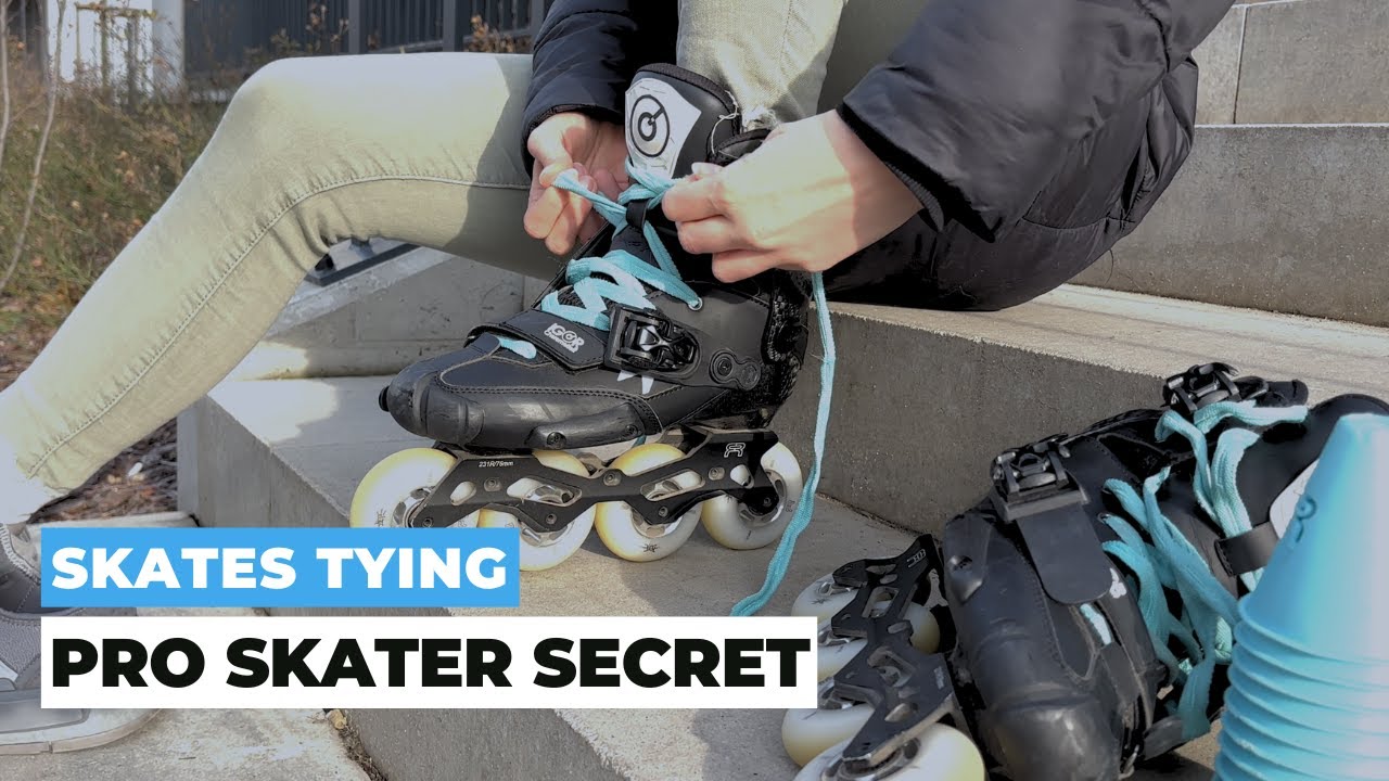How I Tie My Skates for Ultimate Control | Freestyle Slalom Skating Tips