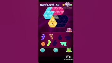 Block triangle puzzle Novice level 50