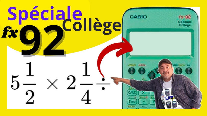 Values of inverse trigonometric functions calculator ▷ CASIO fx-fx-92  Spéciale Collège✓ 