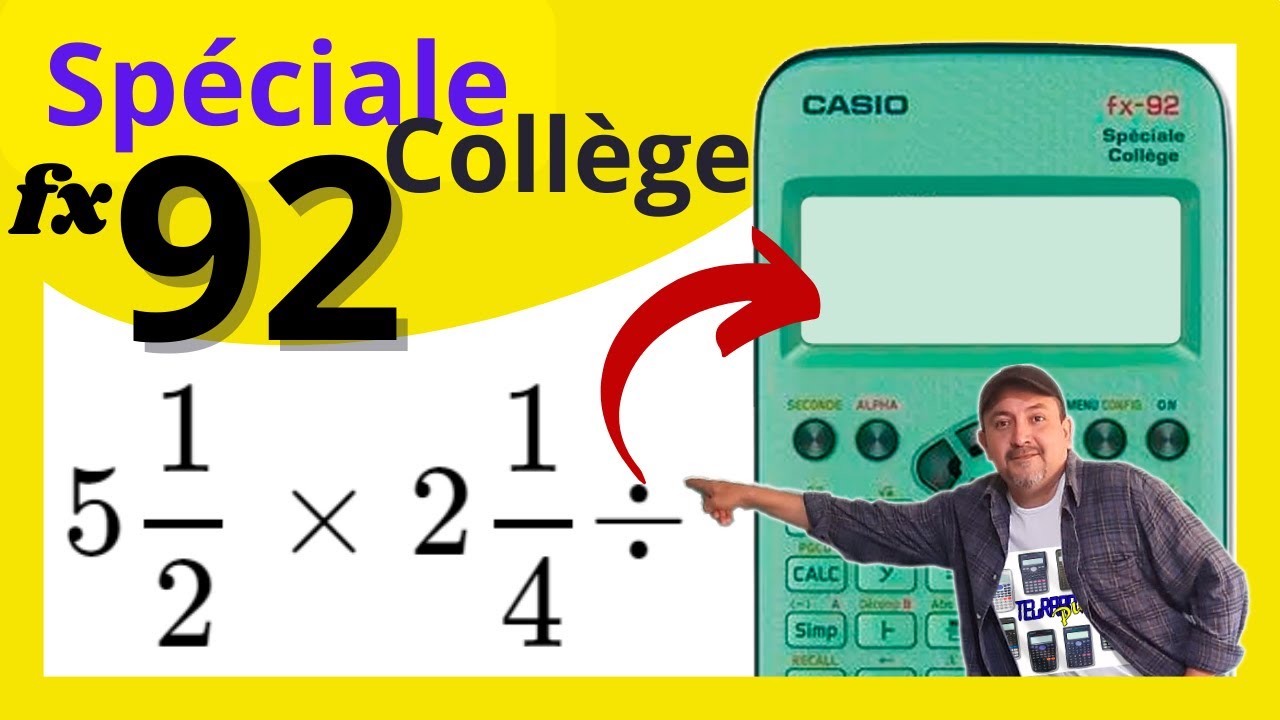 MyCalcDB : Calculatrice Casio fx-92 Collège II aussi nommé fx-92