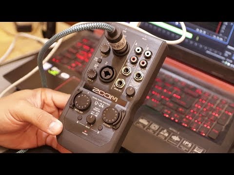 Zoom U-24 review (feat with AT2035) - a must have pre-amp