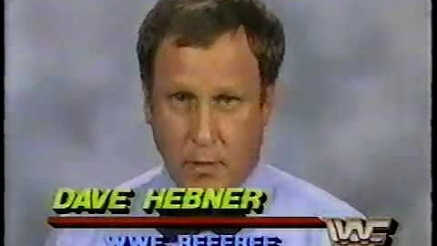 "TWIN" REFEREE DAVE HEBNER HAS DIED ...