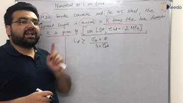 Numerical Number 1 on Bond | Concrete Structures - GATE