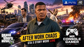 After Work GTA 5 Therapy on PS5 | Franklin, Trevor & Full Chaos 😂