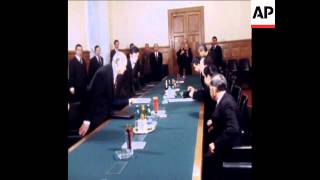 SYND 31 1 79 ROMANIAN FOREIGN MINISTER ANDREI AND PRESIDENT KOSYGIN MEET