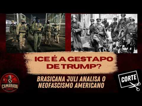 Uniforme, armas e TERROR: como o ICE virou a MILÍCIA de Trump (Brasicana Juli)