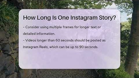 How Long Is One Instagram Story? - Everyday-Networking