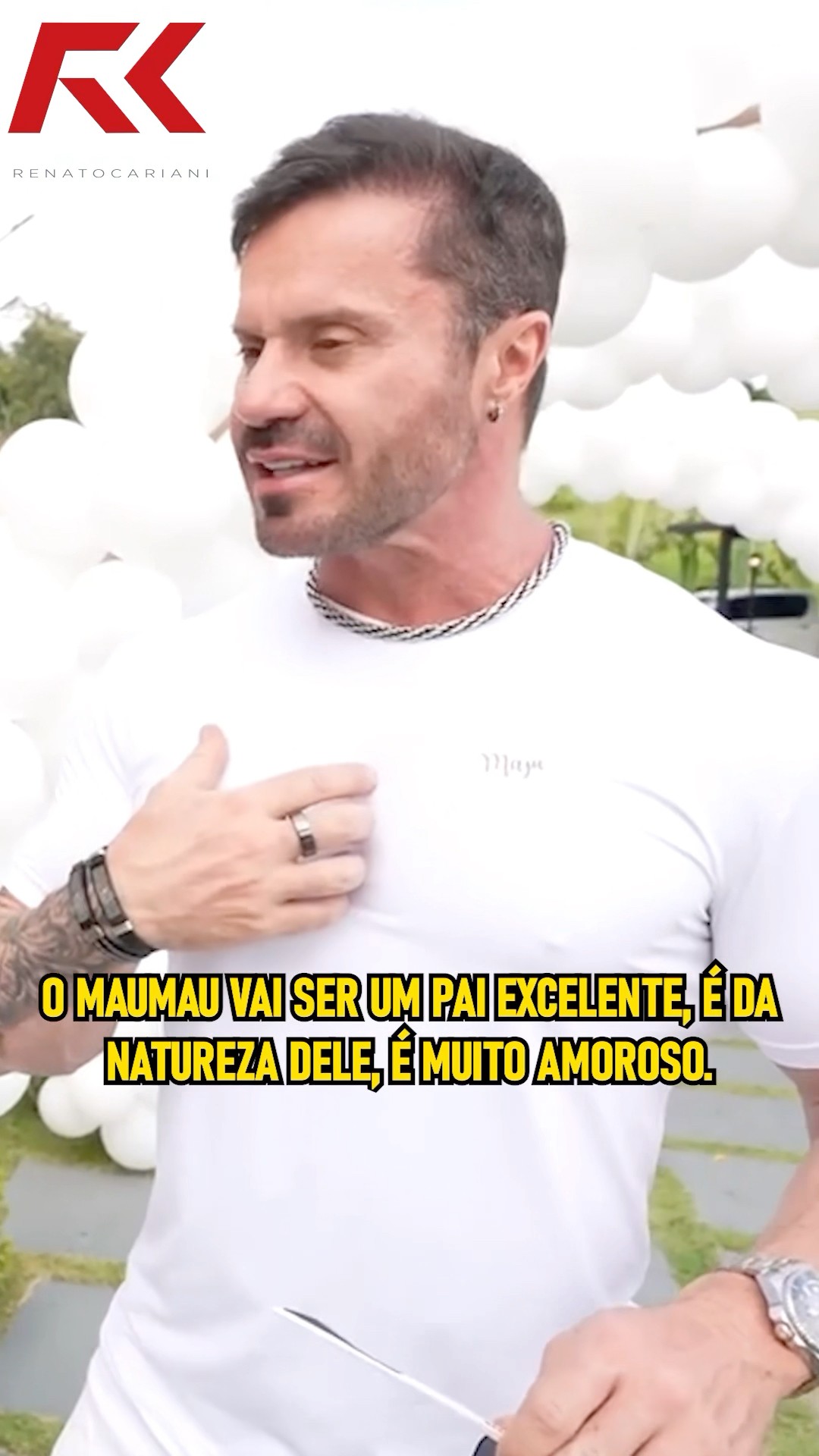 COMO SERÁ O MAUMAUZK COMO PAI? #renatocariani #maumauzk #pai #paidemenina #reflexão #opinião