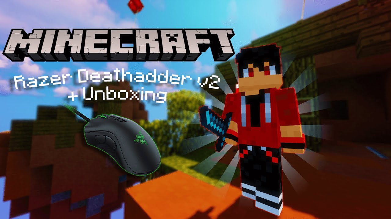 Razer DeathAdder V2 in Minecraft