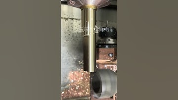 黄铜零件加工 #cnc #machine#machining