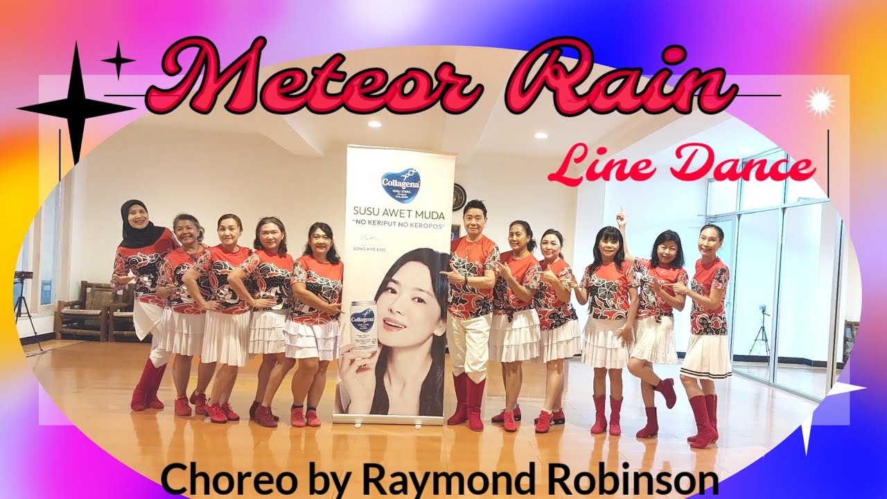 Meteor Rain - Line Dance || Choreo by Raymond Robinson (INA), August 2025