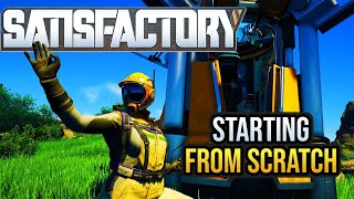 Satisfactory Gameplay Episode 1 – Starting From Scratch & Early Automation