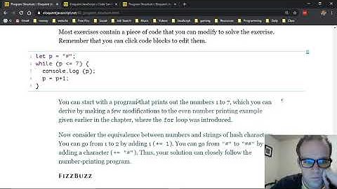Eloquent JavaScript Looping Triangle