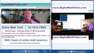 Online Algebra 2 tutoring, DS100516