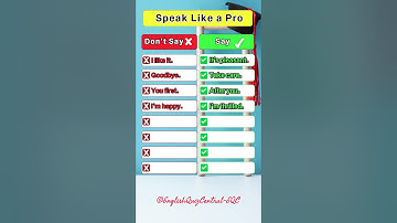 Speak Like a Pro: Replace These Everyday Phrases. #shorts #english #education #foryou