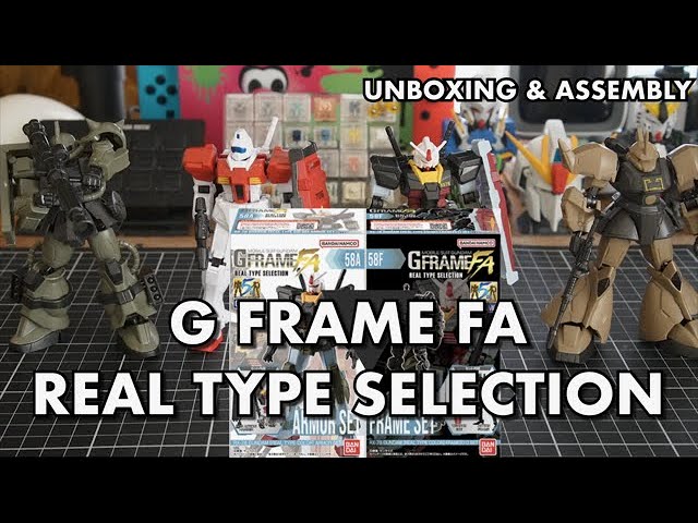G FRAME REAL TYPE SELECTION] Mobile Suit Gundam G Frame FA REAL