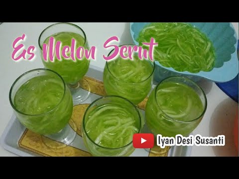 Resep Es Buah Melon Serut