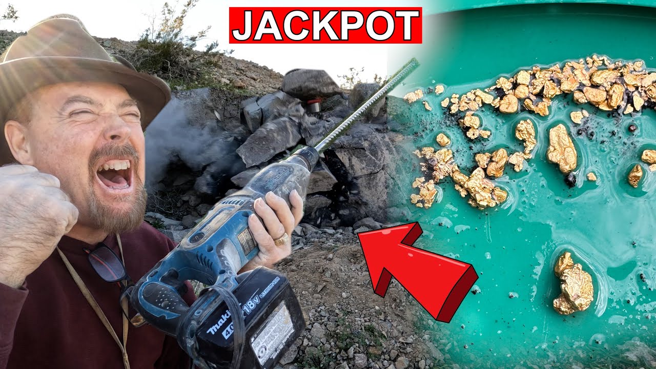 Smashed This Boulder & Found CHUNKY Gold!