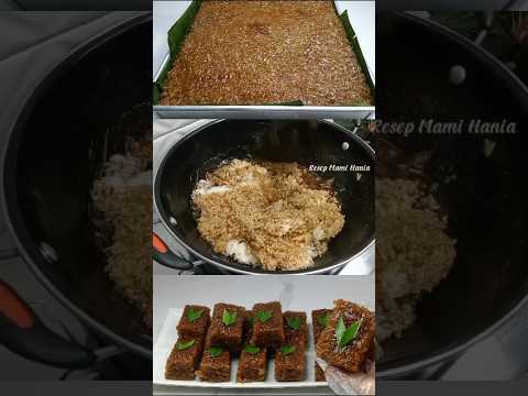 RESEP WAJIK KETAN GULA MERAH #kuetradisional #kuebasah #kuewajik