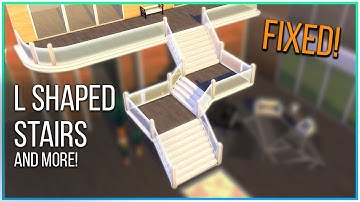 Sims 4 Tutorial - L Shaped, Spiral Stairs & More [FIXED!] | Kate Emerald