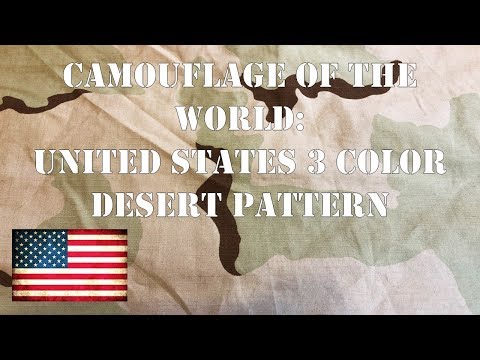 Camouflage of the World: U.S. 3 Color Desert Pattern