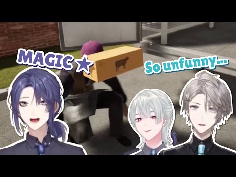 (eng sub) nagao shows kaida and genzuki a magic trick | VΔLZ/Nijisanji