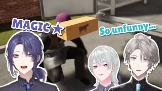 (eng sub) nagao shows kaida and genzuki a magic trick | VΔLZ/Nijisanji