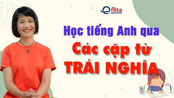 Dạy từ vựng tiếng Anh cho trẻ qua CÁC CẶP TỪ TRÁI NGHĨA| Eflita Edu