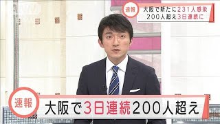 大阪府で新たに231人の感染確認　3日連続200人超え(2020年11月12日)