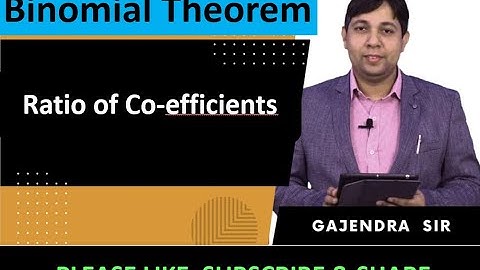 Binomial Theorem ratio of coefficients