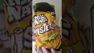 Trying Tangy N Cheese Flavoured Nik Nak Twisters #tryingfood #shorts