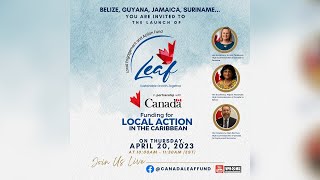 Local Engagement and Action Fund (LEAF) Launch