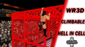 WR3D CLIMBABLE HELL IN A CELL BY MANGAL YADAV||WR3D MANGAL MOD||WR3D Hell in a cell match-WR3D