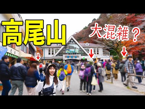 【高尾山登山】紅葉シーズンの混雑はどれほど？王道の1号路から山頂へ！