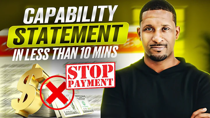 STOP paying over $200 - $1,000 to create a Capability Statement! #governmentcontracting #govcon