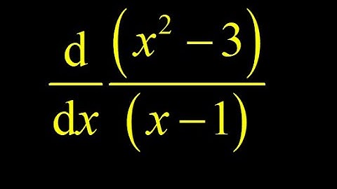 Derivative of a rational function using the quotient rule and using chain and product rules combined